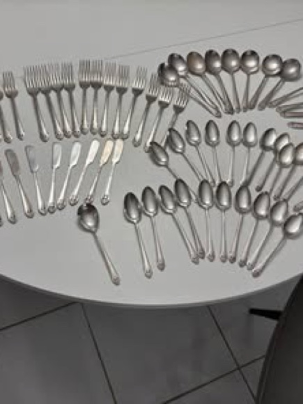 Holmes & Edwards "Lovely Lady" Vintage Silverplate Flatware Set - 69 Pcs